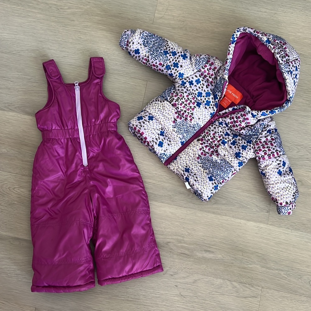 Joe Fresh | toddler girls 2 piece snow suit set